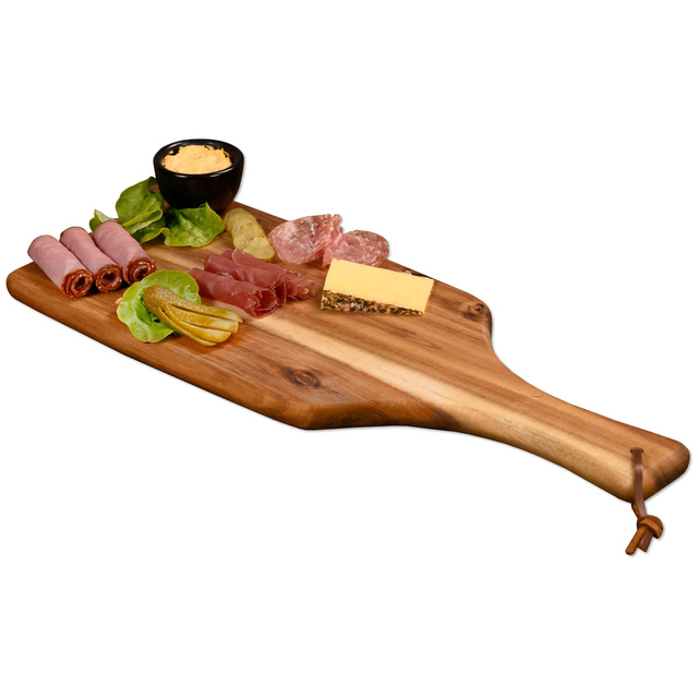 Tăviță de servire și tăiere, lemn de acacia