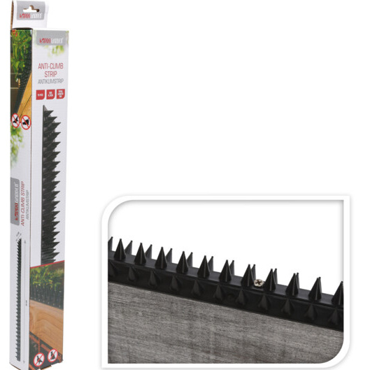 Banda cu tepi pentru pasari, 10 bucati, neagra