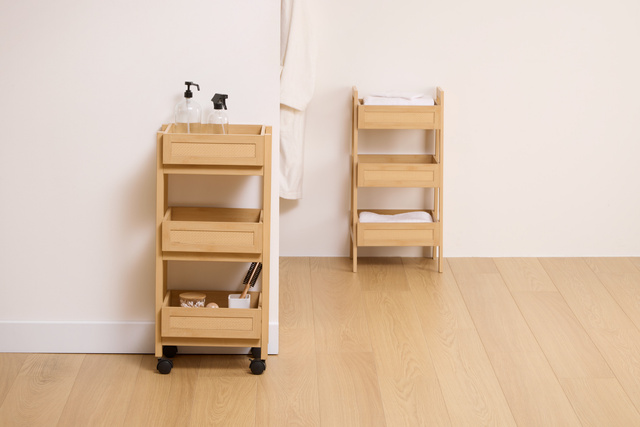 Raft cu polițe din împletitură vieneză CANE, 40 x 34,2 x 80 cm