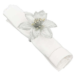 Set inele pentru servetele, Steaua Betleemului, 2 bucati