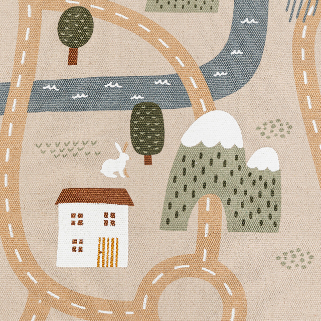 Covor hartă rutieră 100 x 150 cm