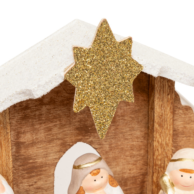 Iisus nașterea + 7 figurine, 33 x 16 cm