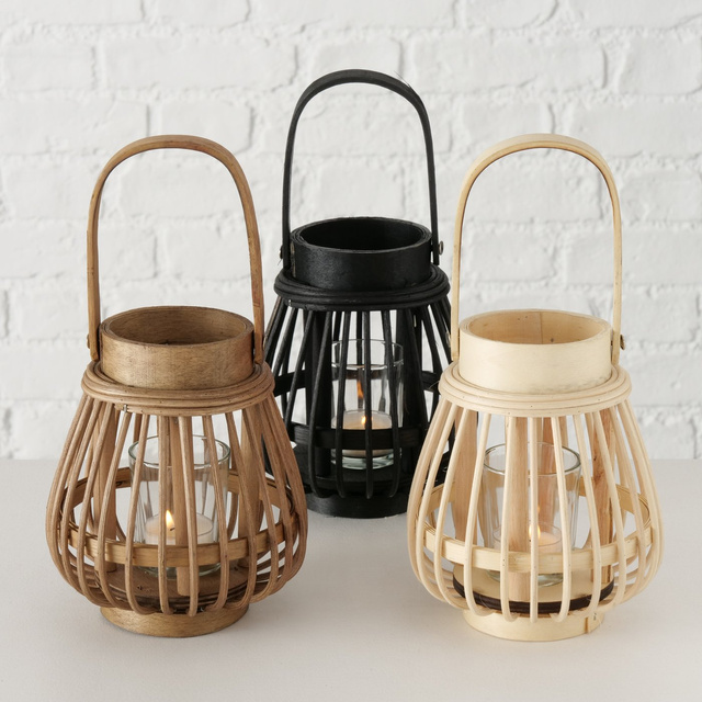 Lumânare lanternă, bambus, ILVIE