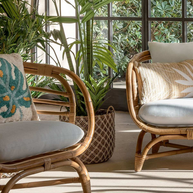 Set 3 cosuri din bambus pentru depozitare MAKRAMA