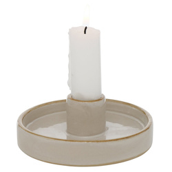 Sfeșnic rotund din porțelan MARIMA, 4 cm