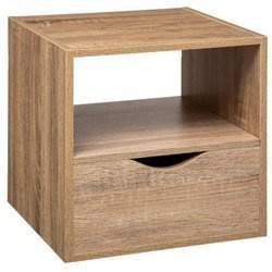 Noptiera cu sertar si polita, 31 x 31 x 16 cm