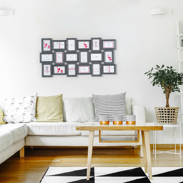 Rama ROMANCE pentru 18 fotografii, multirama 53x103x2 cm