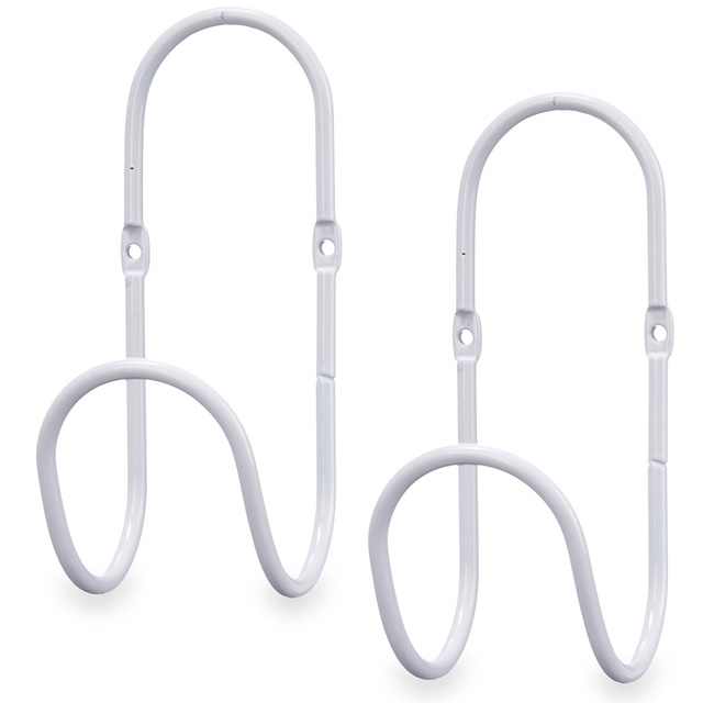 Suport pentru prosoape, 2 buc, 7 x 6 x 15,5 cm