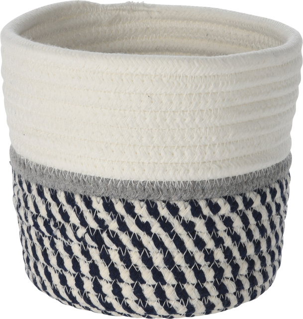 Coș de depozitare, bumbac, 13 x 13 cm, 3 buc