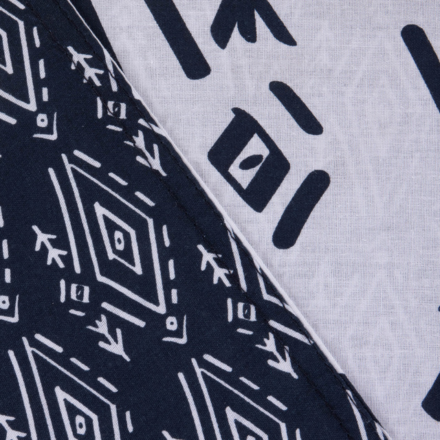 Lenjerie de pat din bumbac Deco Pattern, reversibila, 220 x 240 cm