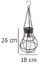 Lampa decorativa de grădină, 26 cm