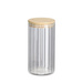 Borcan cu capac din bambus GROOVES, 800 ml