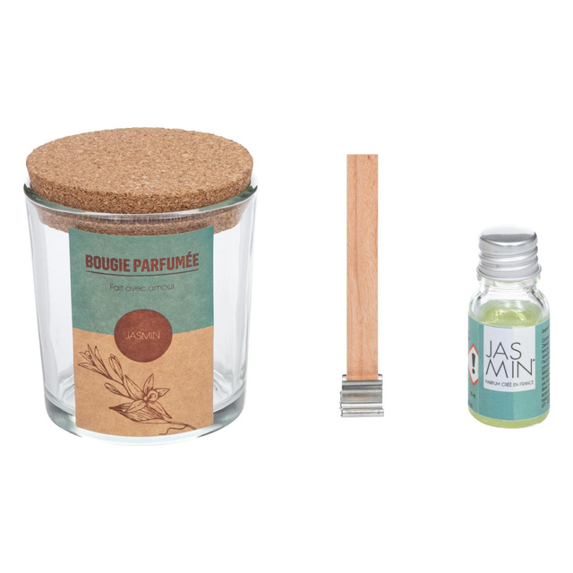 Set pentru confectionarea lumânărilor de soia, arome: vanilie, iasomie