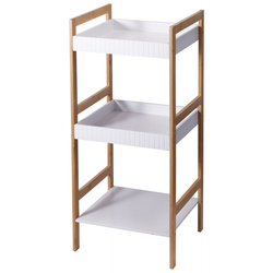 Stâlp de baie FORMA, cadru din bambus, 36 x 33 x 80 cm