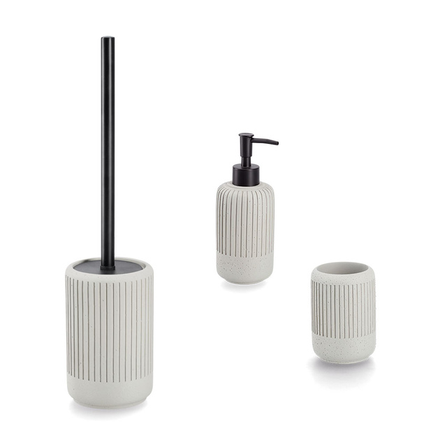 Pahar pentru periute de dinti CEMENT, Ø 7 cm