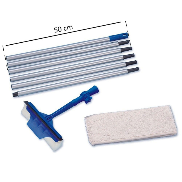 Spălător de geamuri MAXI + mâner pliabil lung, rază de acțiune de până la 3 m