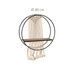 Raft rotund de perete, macrame, Ø 40 cm