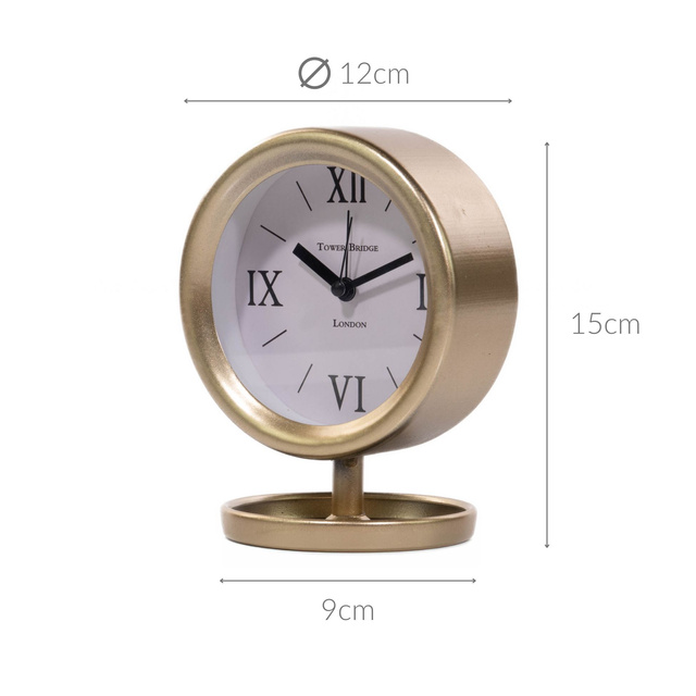 Ceas pentru masa Marion, auriu, Ø 12 cm