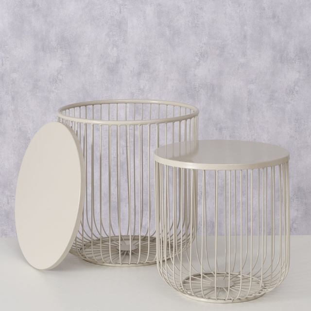 Set doua mese metalice CINDY, 41 - 47 cm