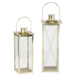 Set 2 felinare Farol, auriu