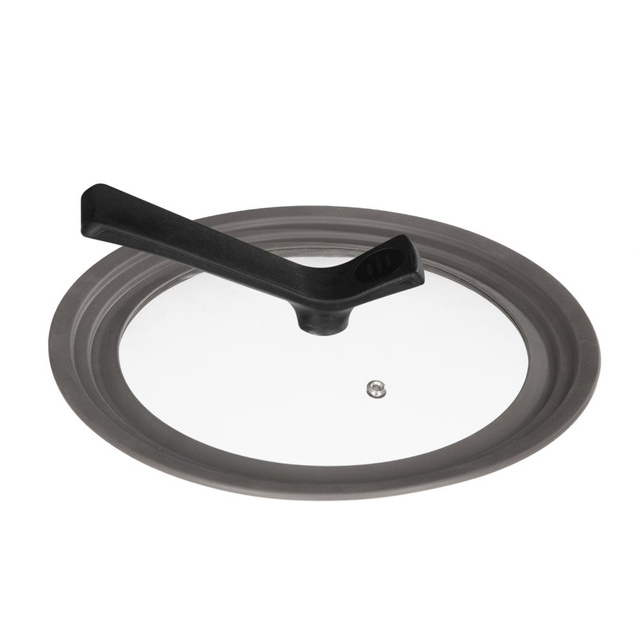 Capac borcan din sticla cu maner, 24-28 cm