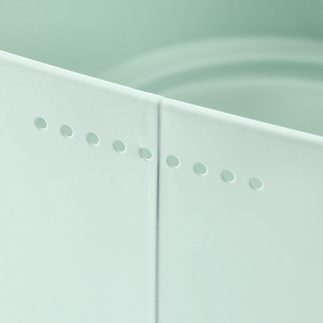 Cutie pentru paine, metalica cu capac din bambus, 26,5 cm