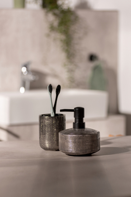 Pahar de periuță de dinți RIVARA, auriu, WENKO