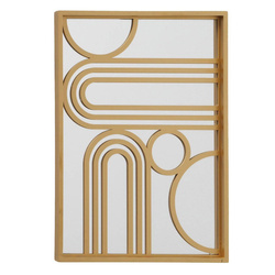 Oglinda cu rama  aurie Ilija, 29 x  40 cm