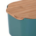 Cutie de paine cu capac din bambus, 33 x 18,5 x 12 cm