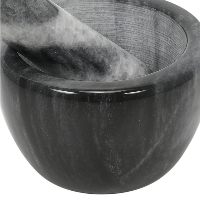 Mojar din marmură LUNO, Ø 10 cm