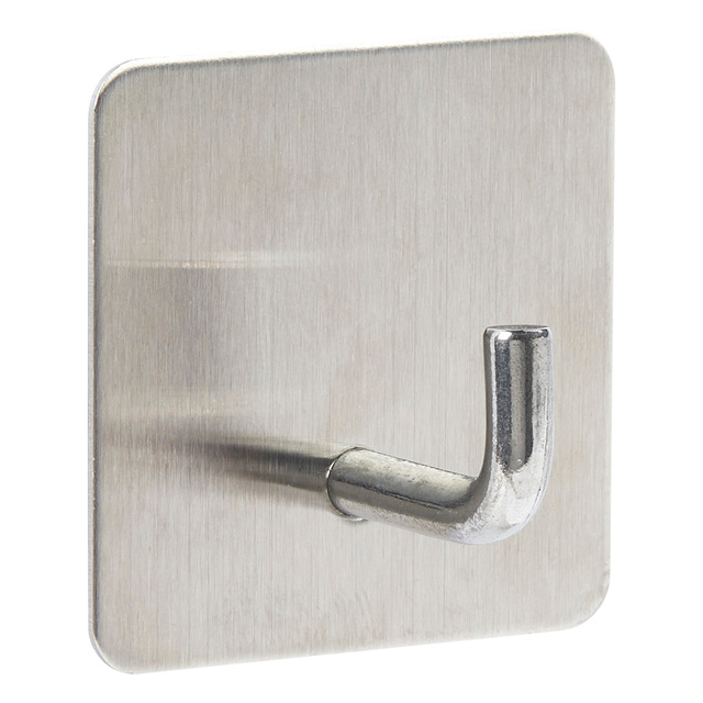 Set de 4 cârlige autoadezive STIKY, oțel inoxidabil