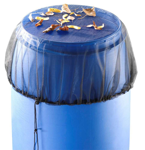 Plasă de protecție pentru butoaie de grădină