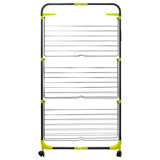 Uscator pentru rufe, 3 niveluri, cu roti