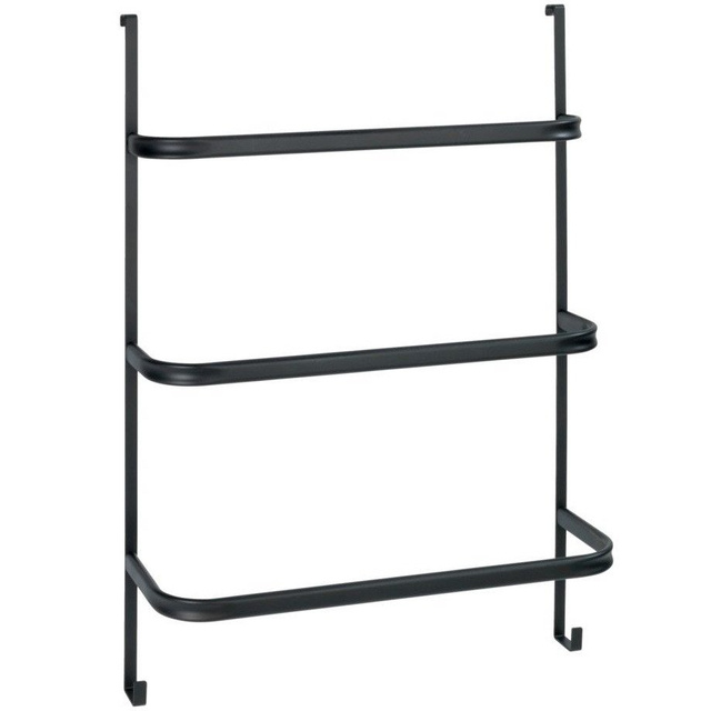 Umeraș pentru prosoape de ușă, IRPINIA neagru, Wenko