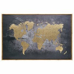 Decor suspendat, harta lumii, 58 x 88 cm
