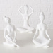 Figurina Yoga, 29 cm, alb