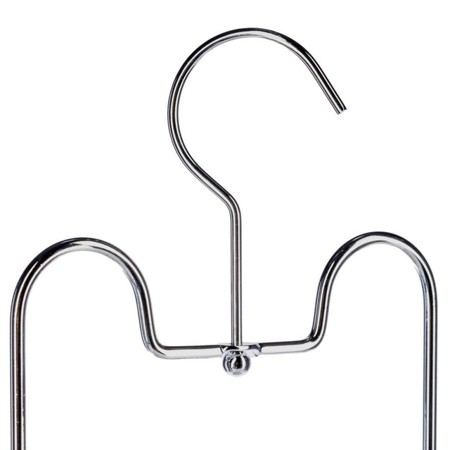 Raft de duș suspendat, 2 niveluri, oțel cromat, 25 x 10 x 42 cm