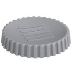 Săvoniera rotunda Minas, plastic, gri, Ø 11 cm