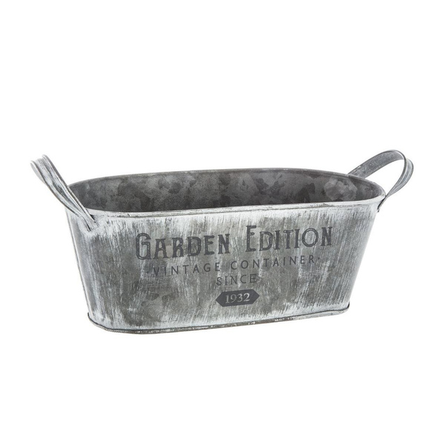 Set ghivece flori metalice, 3 dimensiuni, set