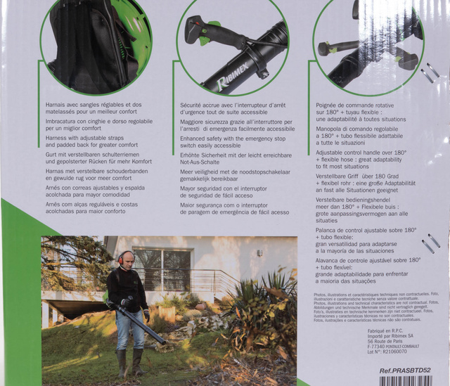 Suflanta pentru frunze RIBIMEX, 15000 wati