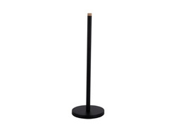 Suport pentru hârtie igienică ACCENT, negru, 46 cm