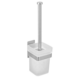 Suport perie WC montat pe perete GENOVA, instalare fara gaurire Turbo-Loc, WENKO