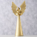 Figurina aurie din metal NURIEL, înger înalt de 65,5 cm