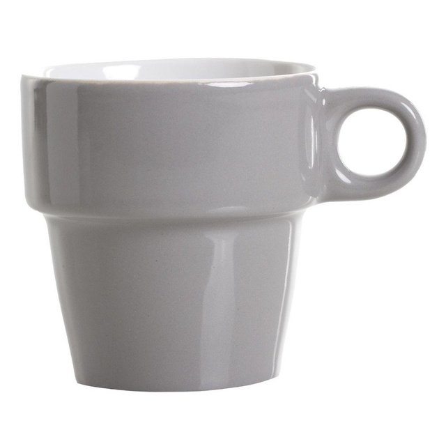 Set 6 cesti colorate pentru cafea + suport metalic