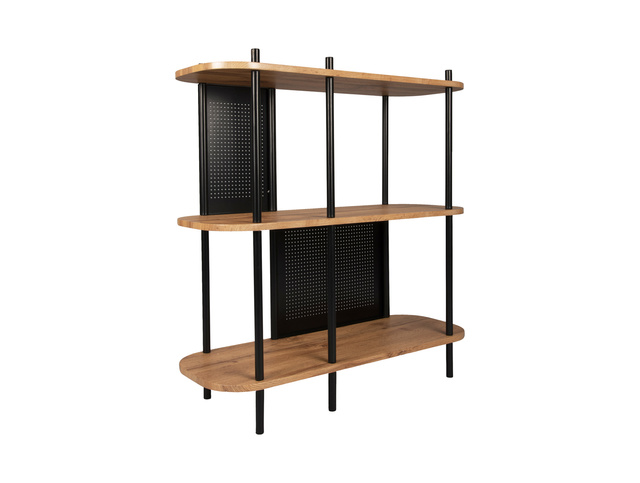 Raft de cărți scund SOLE, 80 x 30 x 83,5 cm