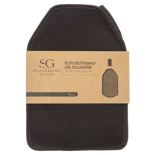 Husa de racire pentru sticla de vin sau sampanie, 15,5 x 3,5 x 22 cm
