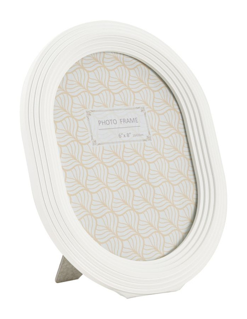 Ramă ovală cu stucco, 20 x 25 cm