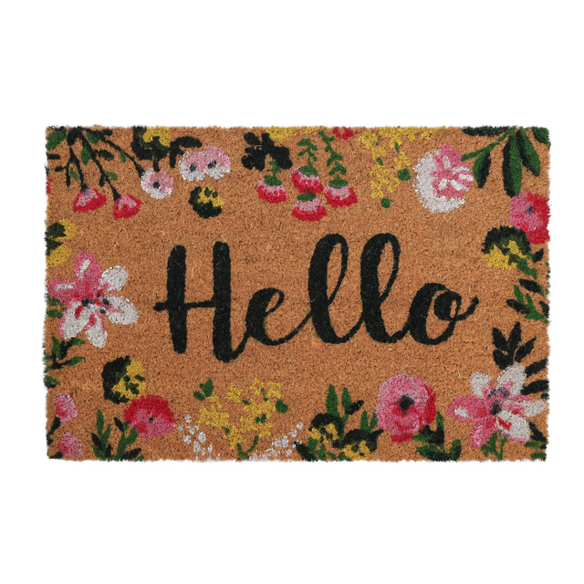 Covoraș cu model floral, 59 x 39 cm