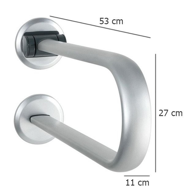 Maner pentru persoane cu dezabilitati SECURA PREMIUM, aluminiu, pliabil, Wenko