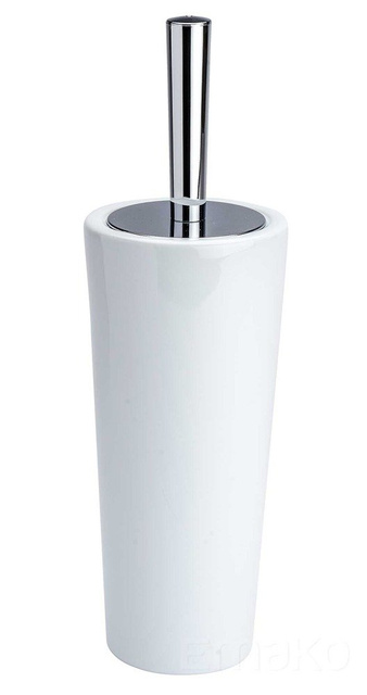 Recipient pentru perie CONI WHITE + perie WC, WENKO
